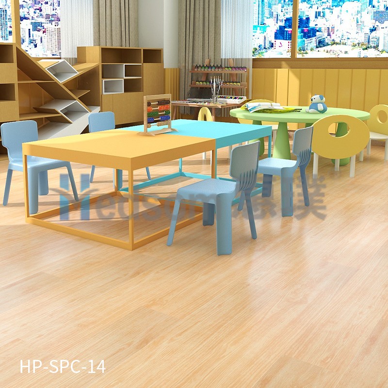 HP-SPC-14 惠璞石塑锁扣地板安装效果
